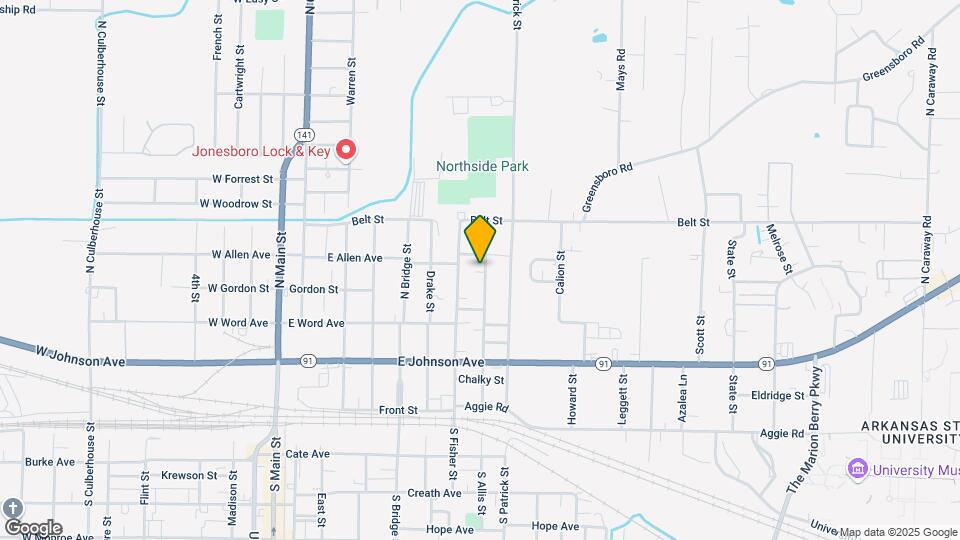 345 N Allis St Mapa y Detalles de la Ubicación