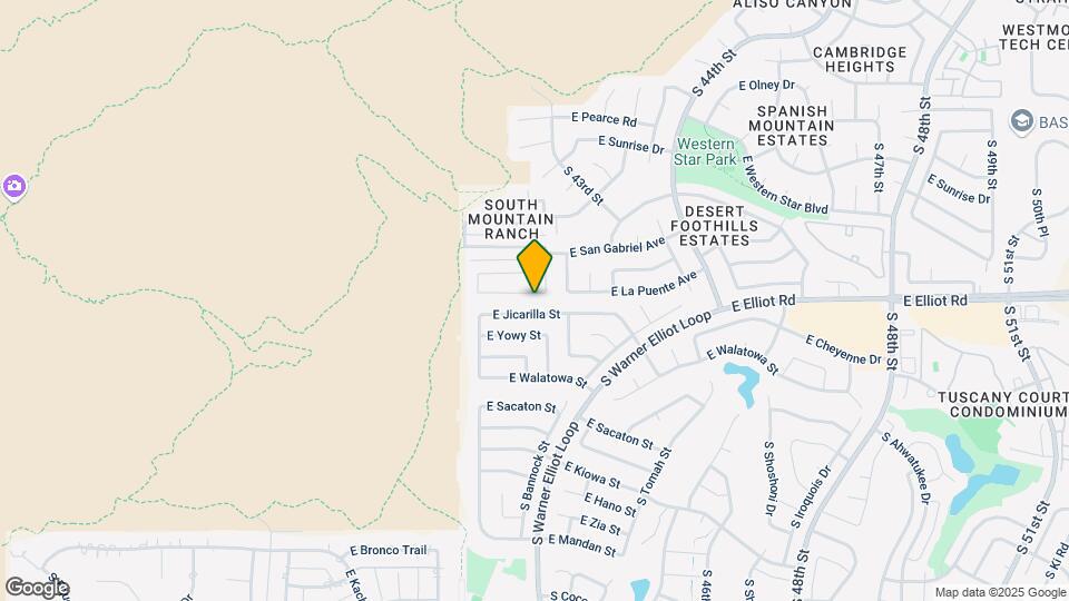4125 E La Puente Ave Map and Location Details