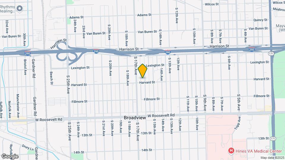 1936 S 16th Ave Map and Location Details