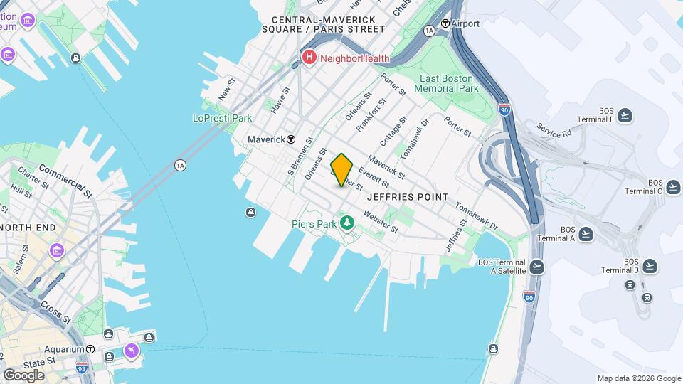 116 Webster St, Unit 3 Map and Location Details