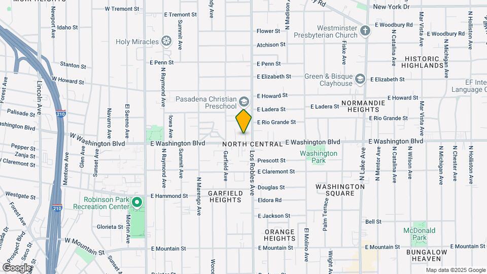 401 E Washington Blvd Map and Location Details