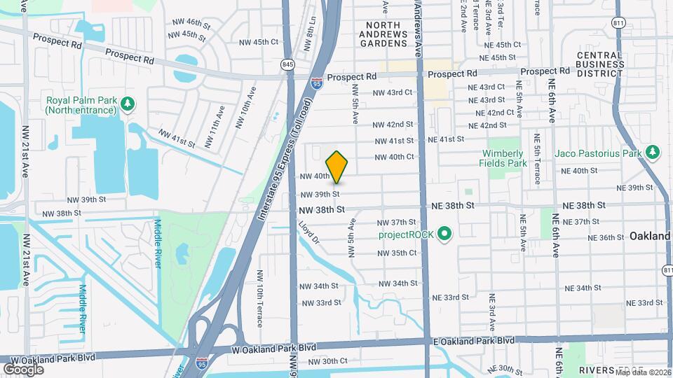 631 NW 39th St Mapa y Detalles de la Ubicación