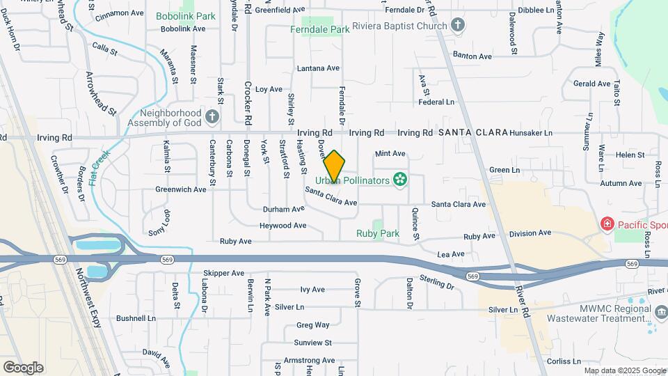 431 Santa Clara Ave Map and Location Details