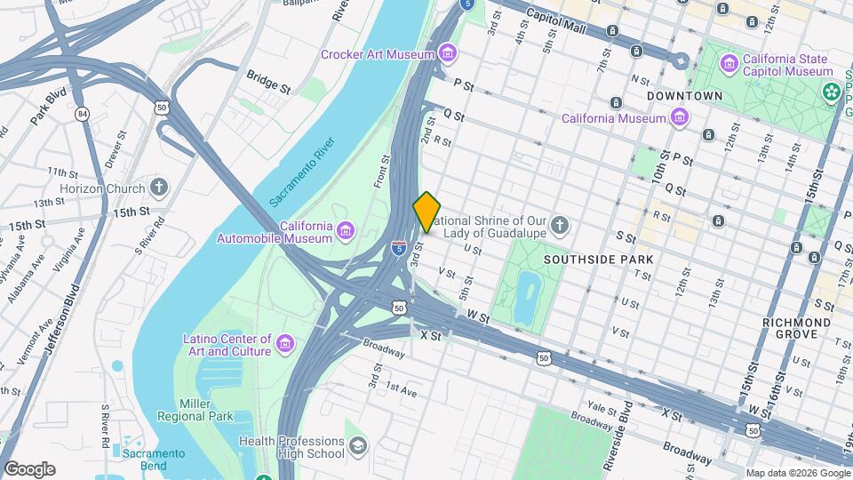 2103 3rd St, Unit B Map and Location Details