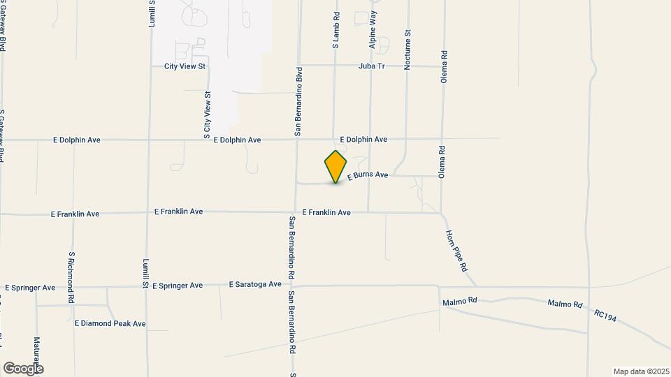 1835 E Burns Ave Map and Location Details