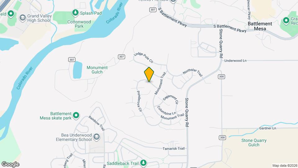 577 Ponderosa Cir Map and Location Details