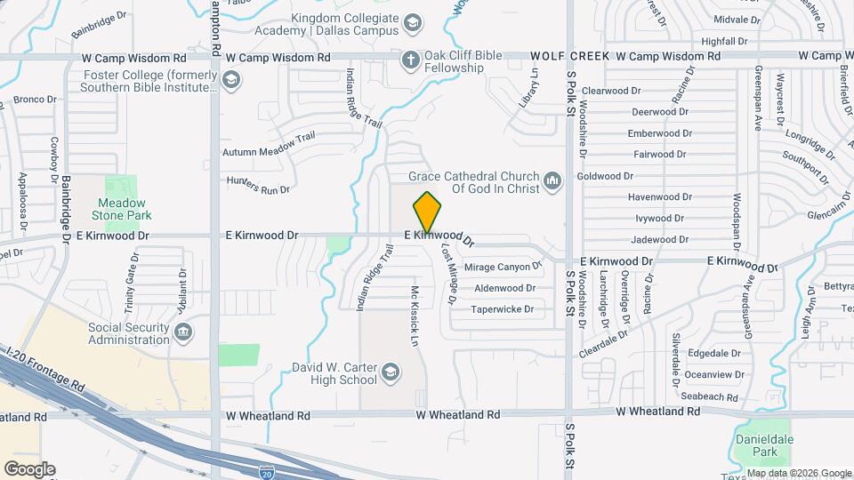1800 E Kirnwood Dr Map and Location Details