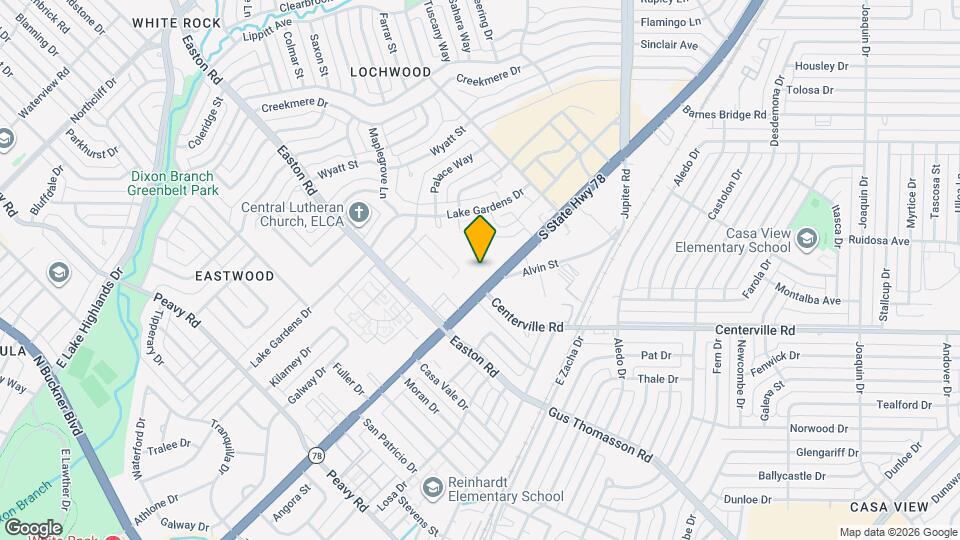 10715 Garland Rd Map and Location Details