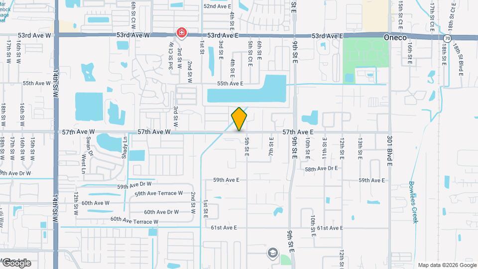 409 57th Ave Dr E Map and Location Details