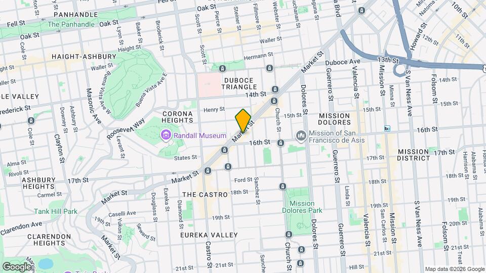 2255 Market St Mapa y Detalles de la Ubicación
