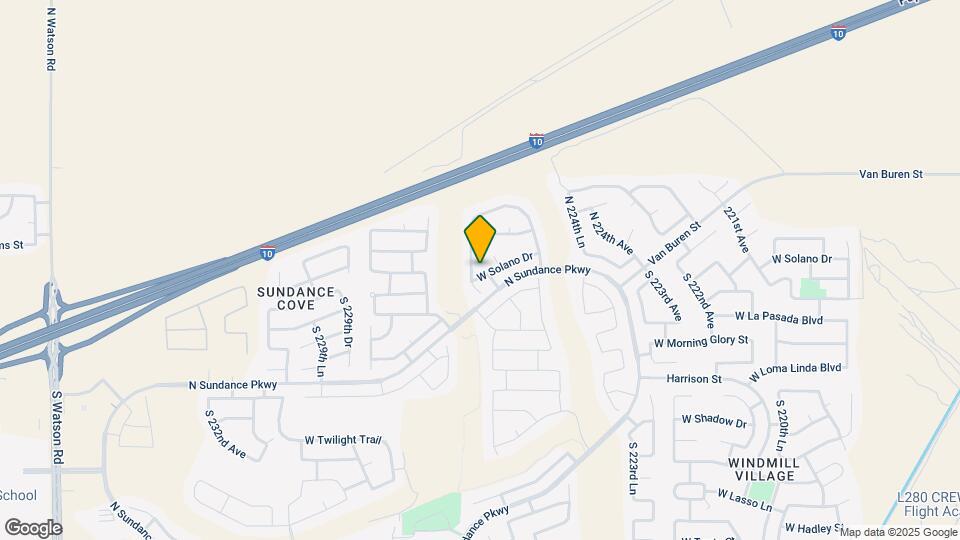 22664 W Solano Dr Map and Location Details