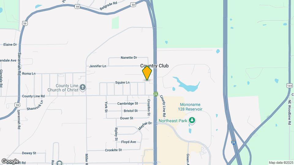 6123-61-6125 Pinto Ln Mapa y Detalles de la Ubicación
