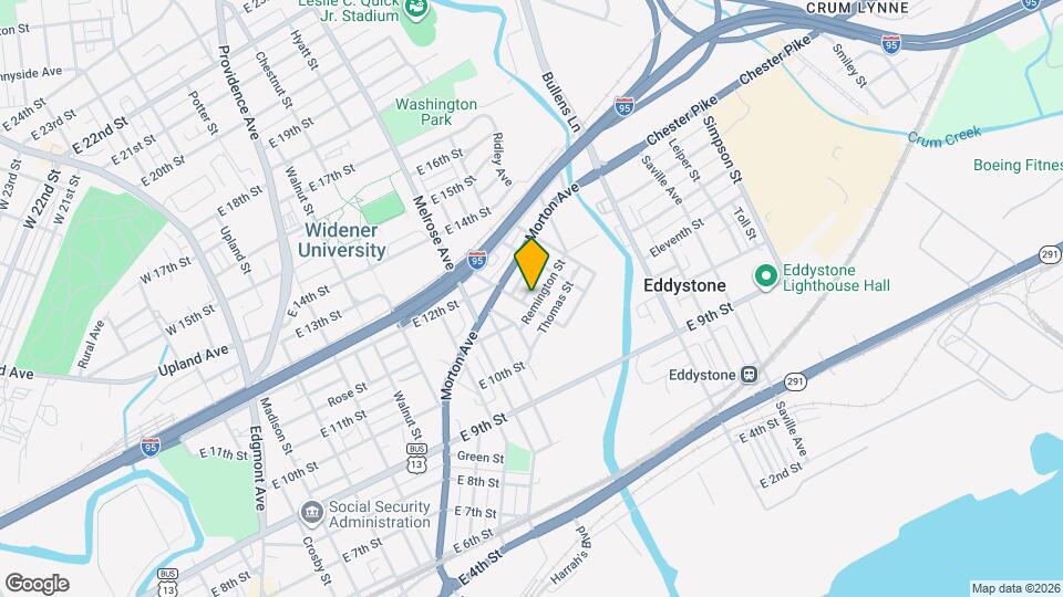 1100 Remington St Map and Location Details