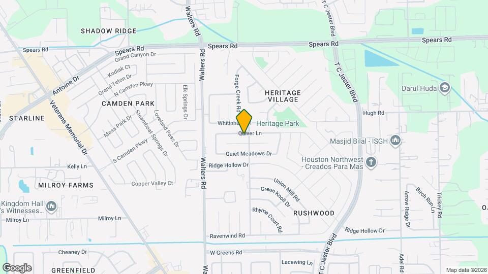 2607 Quiver Ln Map and Location Details