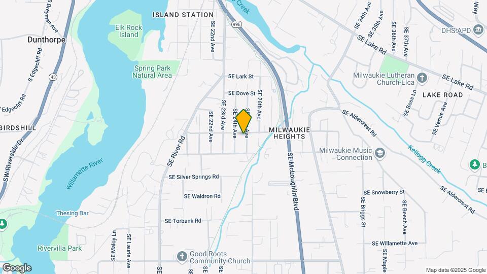 12803 SE 25th Ave Map and Location Details