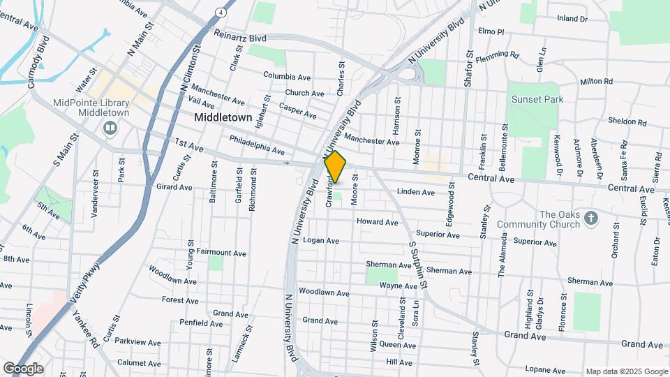 1916 Linden Ave Map and Location Details