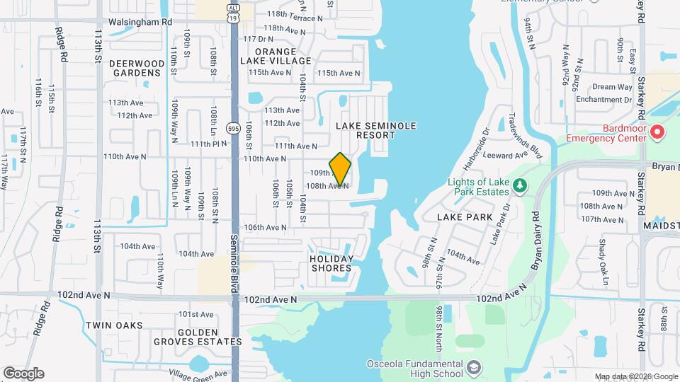 10246 108th Ave N Map and Location Details