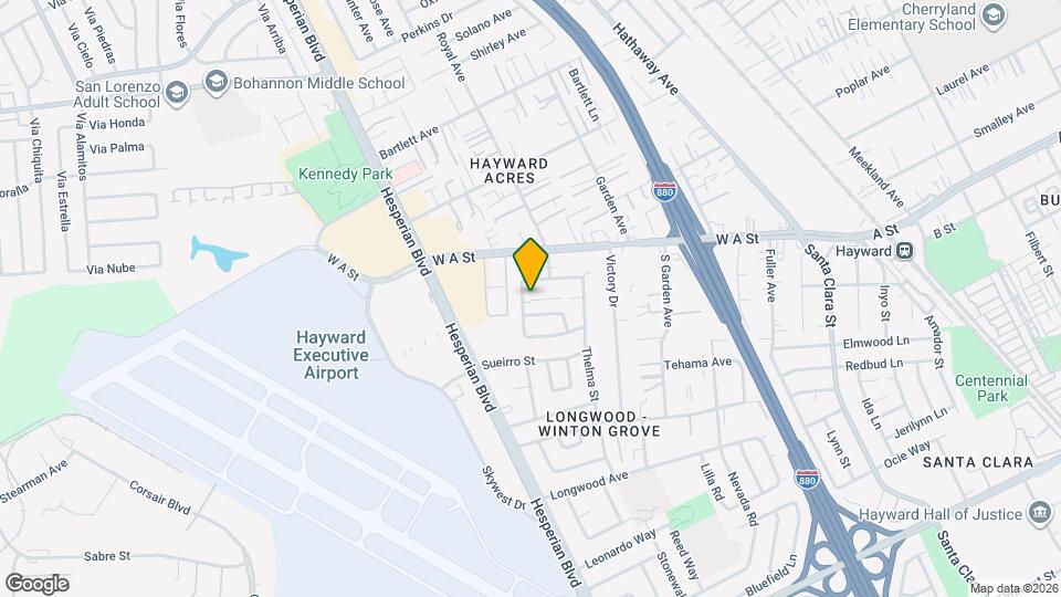 Hayward Properties Receivershp Map and Location Details