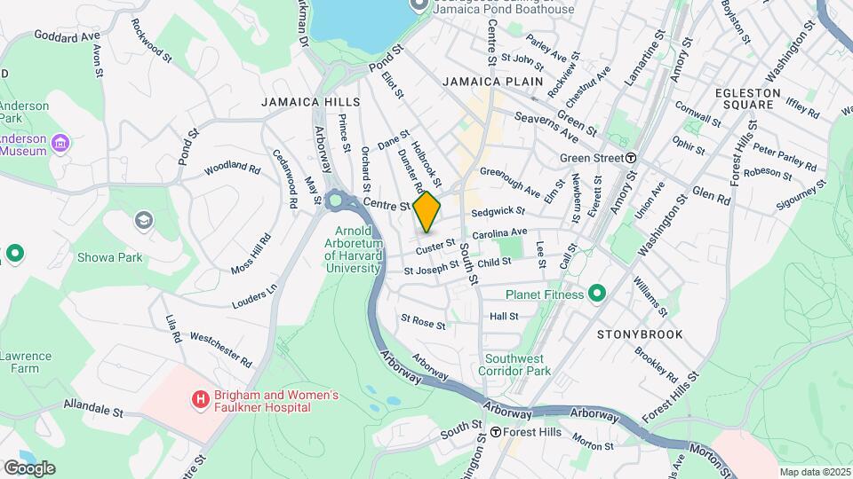25 Custer St, Unit 106 Map and Location Details