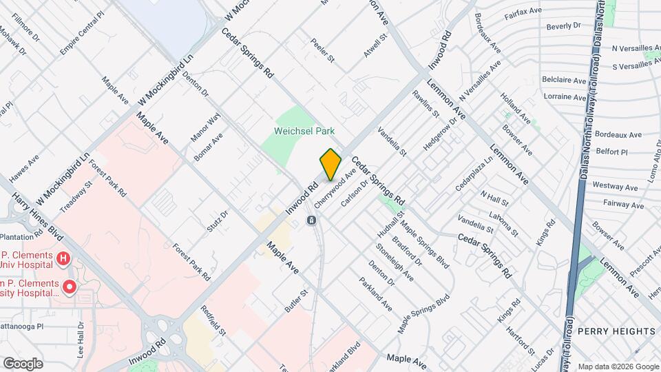 2837 Cherrywood Ave Map and Location Details