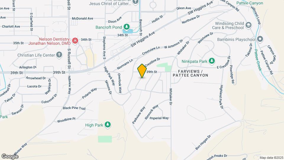 644 W Crestline Dr Map and Location Details