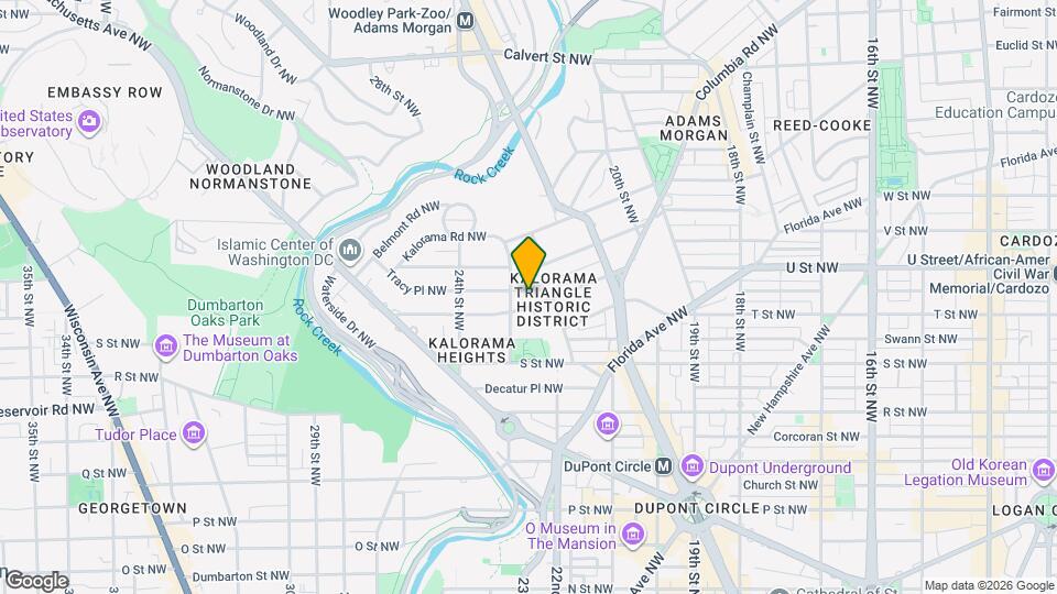 2225 California St NW Map and Location Details