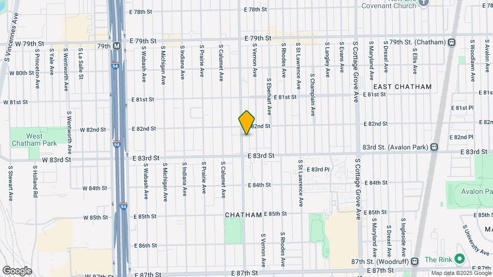 8225 S Martin Luther King Dr-Unit -2W Map and Location Details
