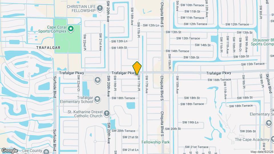 1721 SW 16th Terrace Map and Location Details