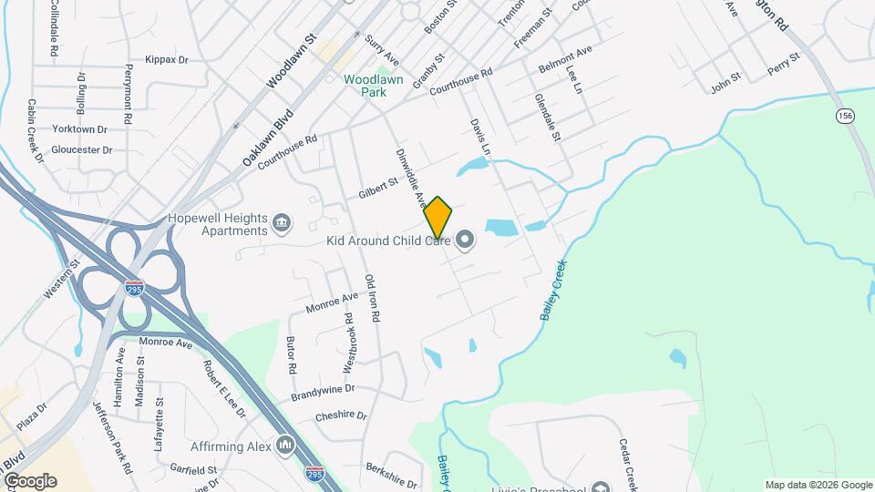 1700 Dinwiddie Ave Map and Location Details