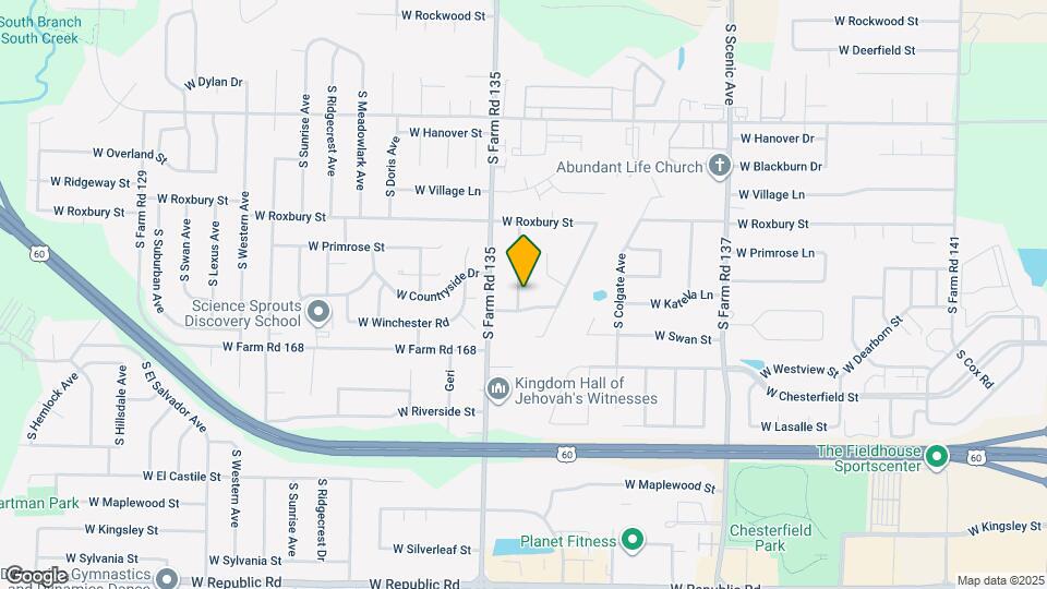 3702 S Walnut Hill Dr Map and Location Details