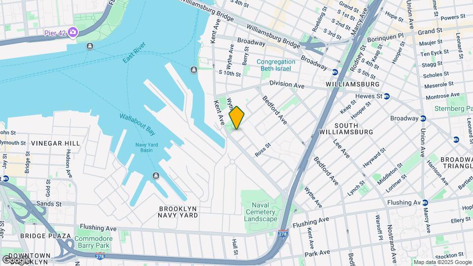 606 Wythe Ave Map and Location Details