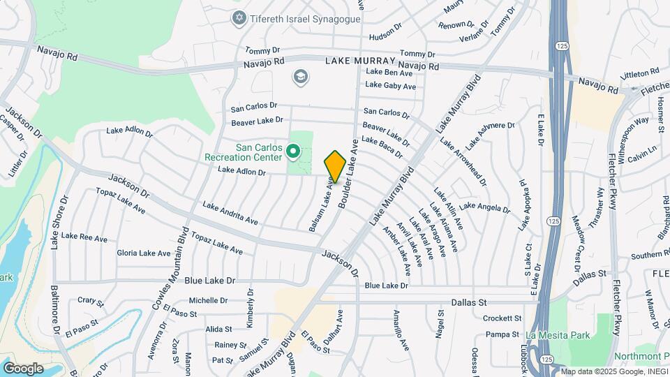 6381 Balsam Lake Ave Map and Location Details