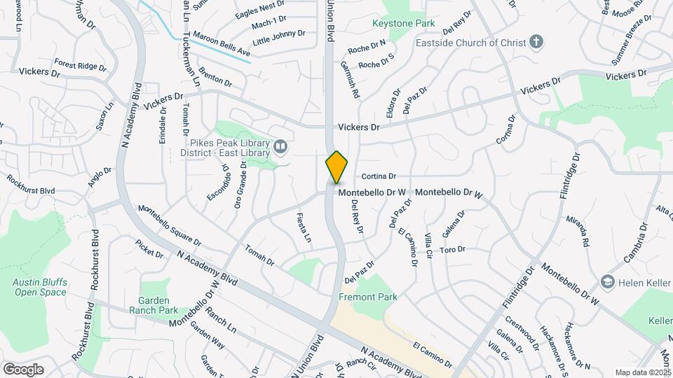 2840 Montebello Dr W Map and Location Details