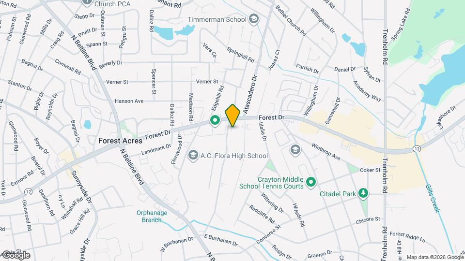 1510 Brentwood Dr Map and Location Details