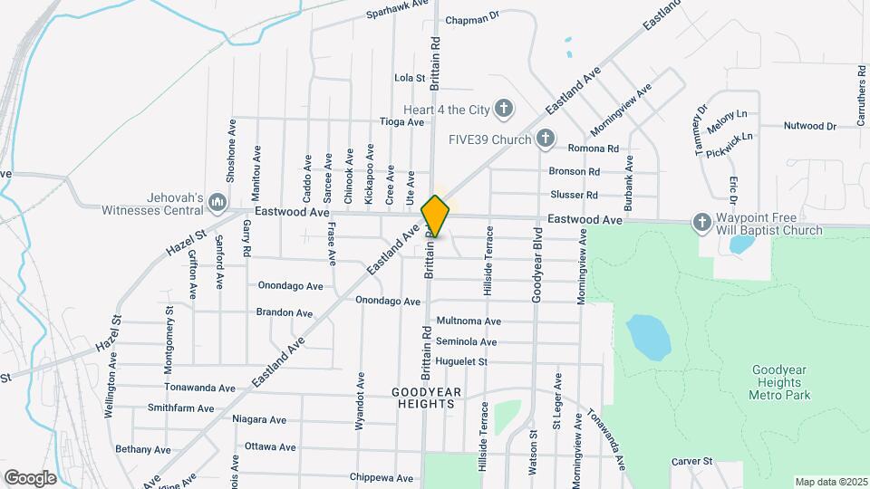 777 Brittain Rd Map and Location Details