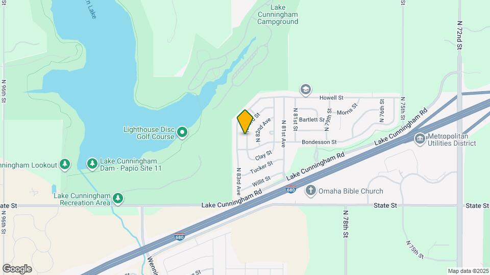 8822 N 83rd St Map and Location Details