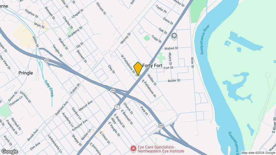 942 Wyoming Ave Map and Location Details