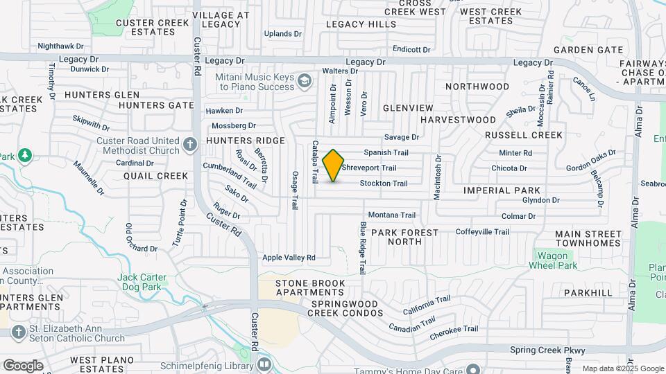 1828 Stockton Trail Map and Location Details