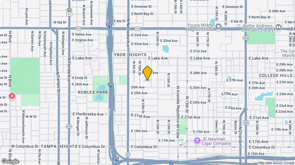3410 N 11th St Map and Location Details
