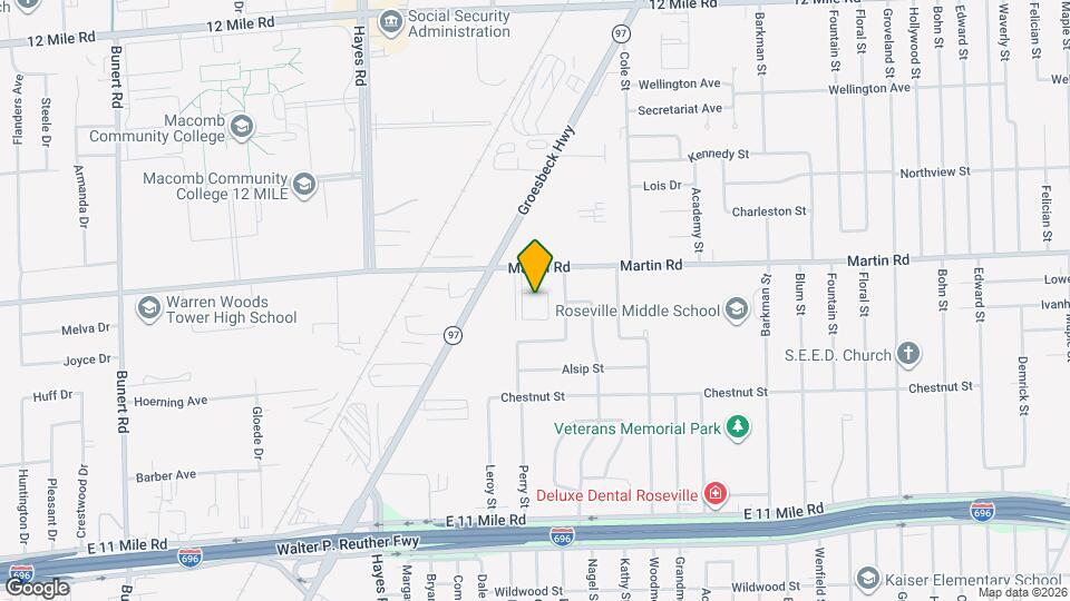 15712 Orchard Ln Map and Location Details