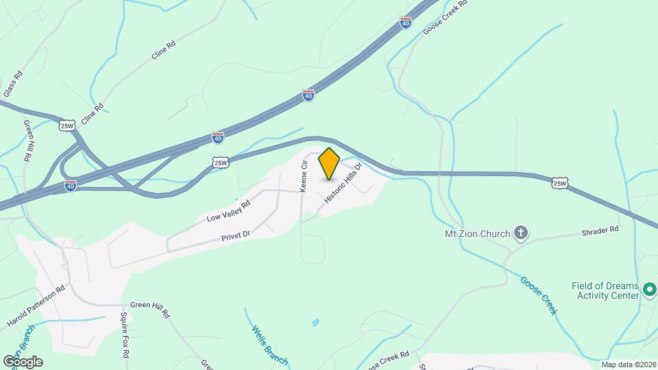 1023 Historic Hills Dr Map and Location Details