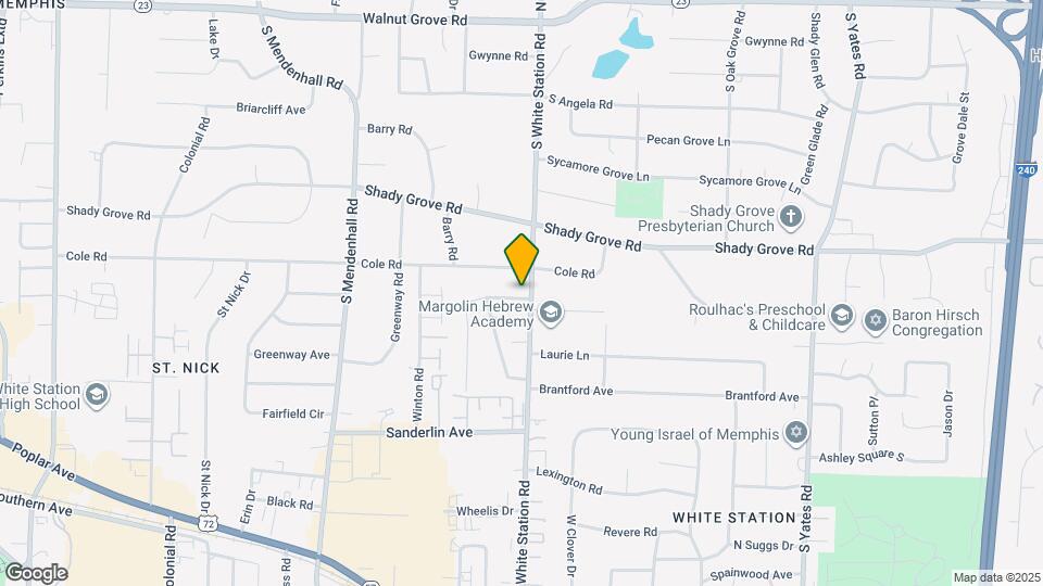 345 S White Station Rd Map and Location Details