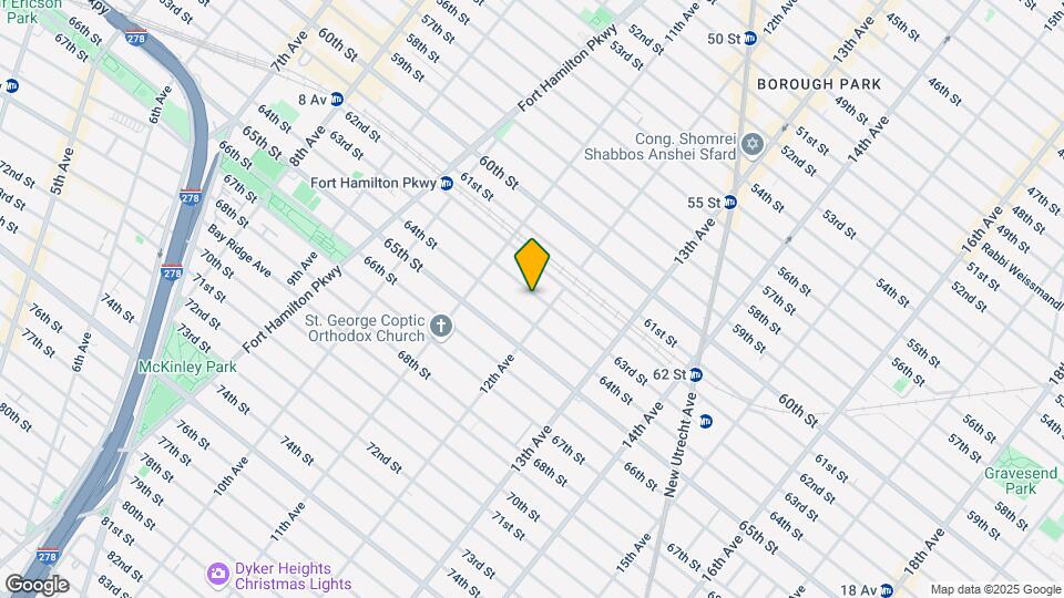 1168 63rd St Mapa y Detalles de la Ubicación
