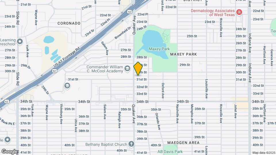 4316 31st St Map and Location Details