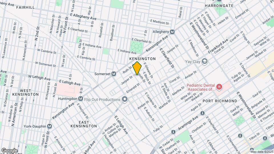 1913 E Cambria St Map and Location Details