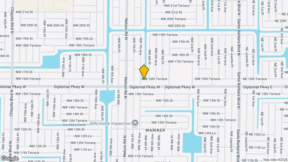 626 NW 16th Terrace Mapa y Detalles de la Ubicación