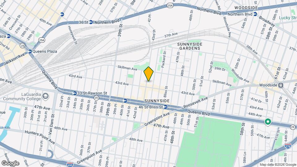 41-41 43rd St Mapa y Detalles de la Ubicación