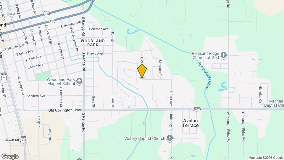 17386 E Park Ave Map and Location Details