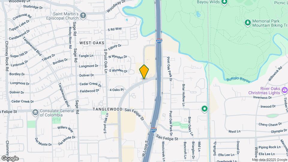 1599 Uptown Park Blvd Map and Location Details