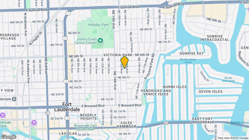 1511 NE 4th Pl Map and Location Details